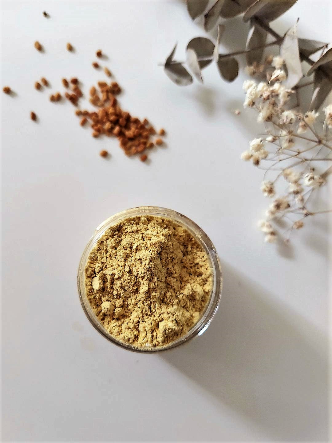 Shakti Radiance Ayurvedic Clay Masque | Organic Turmeric, Red Sandalwood & Spice Oils | 2 oz Glass