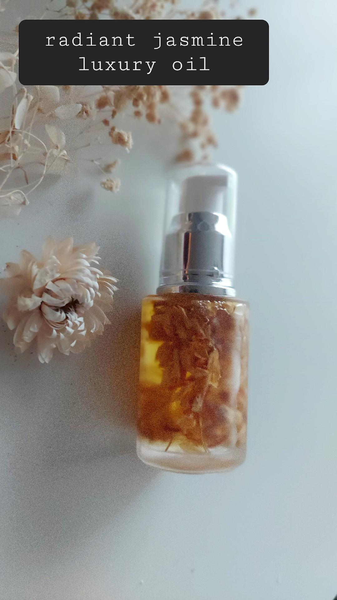 Radiant Jasmine Organic Luxury Facial Oil | 1 oz Lux Pump